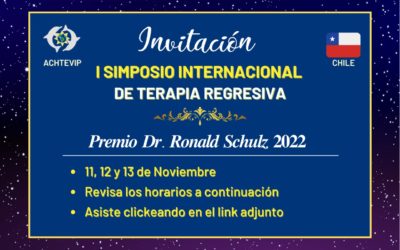 Horaire du I Symposium de thérapie régressive pour ces 11, 12 et 13 novembre